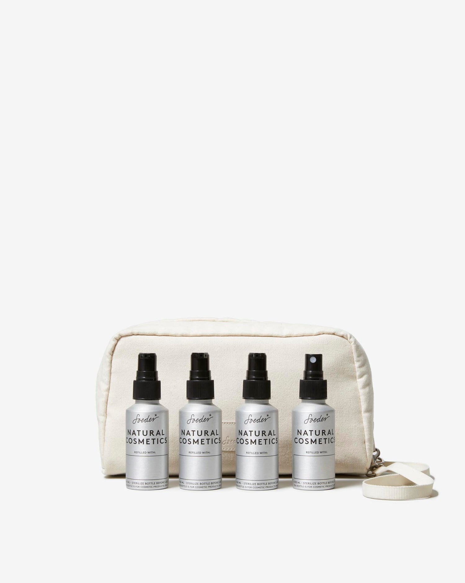 TRAVEL SET 01 NATURAL WHITE - Soeder